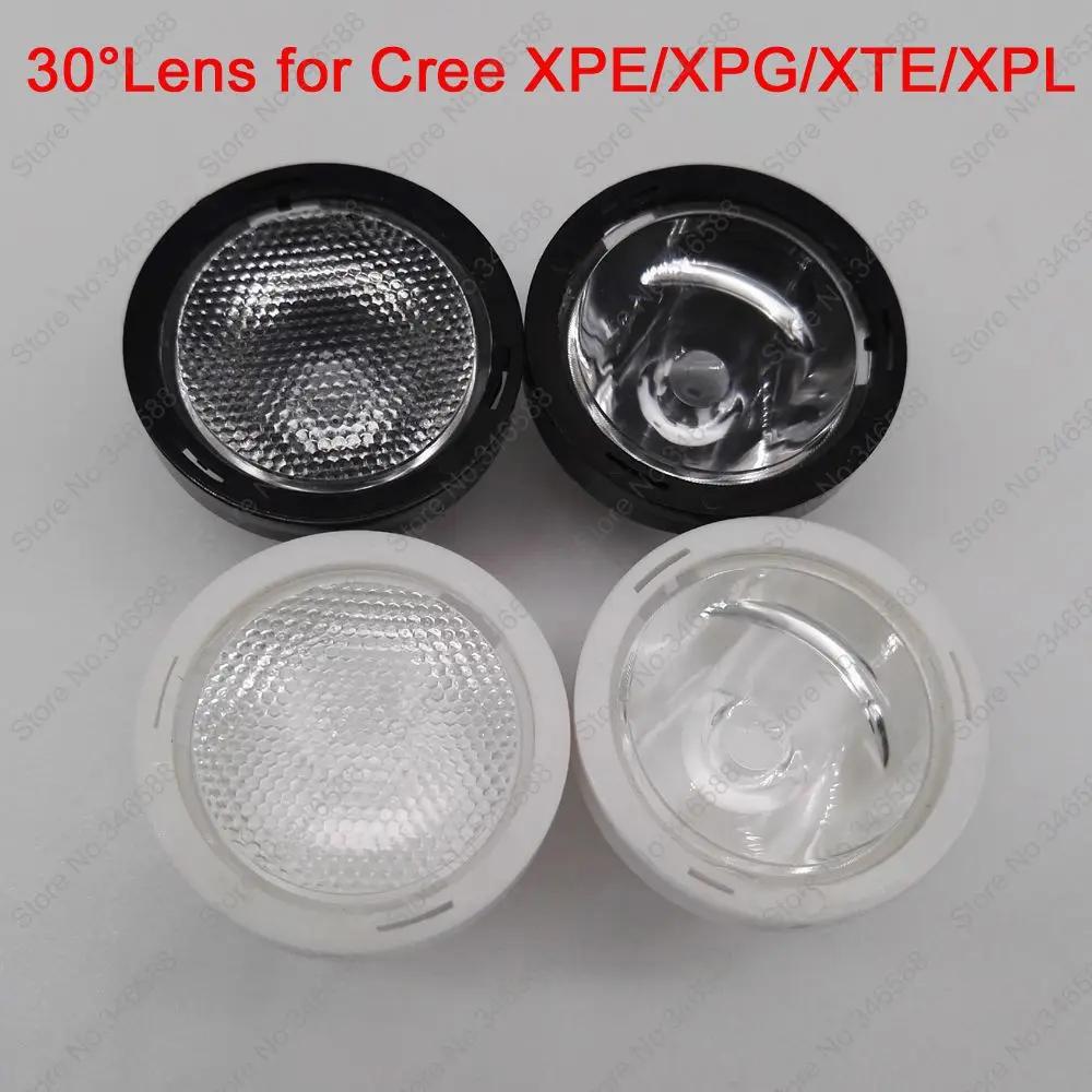 20mm  30   Ǵ  ǥ LED /÷ ݸ, CREE XPE / XPG / XTE / XPL LED, 10 ǽ